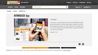 
                            2. Ihre Baumarkt App – Die HORNBACH App für iOS und Android