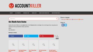 
                            10. Ihre Blendle Account loeschen | accountkiller.com