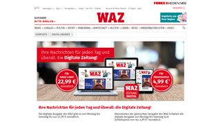 
                            5. Ihre Digitale Zeitung auf dem Bildschirm! | waz.de | Digital-Angebot