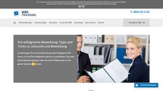 
                            4. Ihre erfolgreiche Bewerbung: Tipps zu ... - WBS Training AG