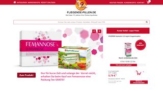 
                            1. Ihre günstige Online Apotheke - Fliegende-Pillen.de