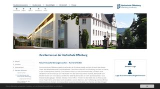 
                            3. Ihre Karriere an der Hochschule Offenburg