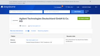 
                            8. Ihre Karriere bei Agilent Technologies Deutschland GmbH & Co. KG ...