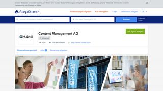 
                            10. Ihre Karriere bei Content Management AG | StepStone