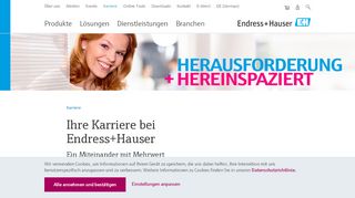 
                            3. Ihre Karriere bei Endress+Hauser | Endress+Hauser