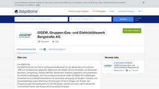 
                            9. Ihre Karriere bei GGEW, Gruppen-Gas- und Elektrizitätswerk ...