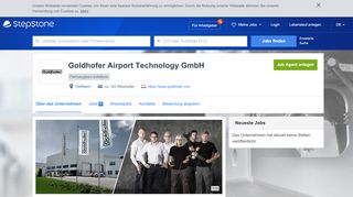 
                            3. Ihre Karriere bei Goldhofer Airport Technology GmbH | StepStone