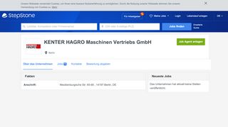 
                            12. Ihre Karriere bei KENTER HAGRO Maschinen Vertriebs GmbH ...