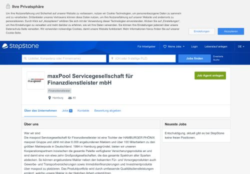 
                            9. Ihre Karriere bei maxPool Servicegesellschaft für Finanzdienstleister ...