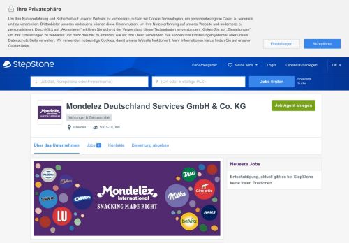 
                            6. Ihre Karriere bei Mondelez Deutschland Services GmbH & Co. KG ...