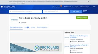 
                            5. Ihre Karriere bei Proto Labs GmbH | StepStone