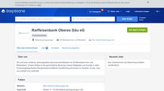 
                            11. Ihre Karriere bei Raiffeisenbank Oberes Gäu eG | StepStone