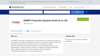 
                            11. Ihre Karriere bei RAMPF Production Systems GmbH & Co. KG ...