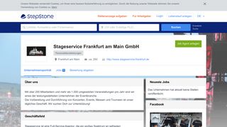 
                            5. Ihre Karriere bei Stageservice Frankfurt am Main GmbH | StepStone