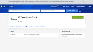 
                            4. Ihre Karriere bei TT Trendtime GmbH | StepStone