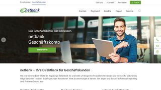 
                            4. Ihre Online Bank mit günstigen Konditionen | netbank