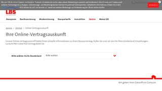 
                            2. Ihre Online-Vertragsauskunft bei der LBS