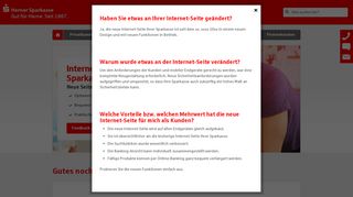 
                            8. Ihre Sparkasse online – Neue Seiten entdecken – Herner Sparkasse