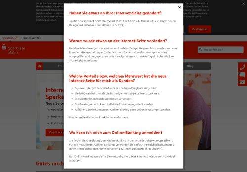 
                            10. Ihre Sparkasse online – Neue Seiten entdecken – Sparkasse Mainz