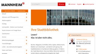 
                            6. Ihre Stadtbibliothek | Mannheim.de