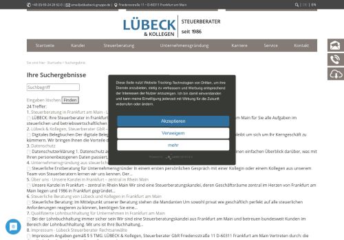 
                            4. Ihre Suchergebnisse - Lübeck Steuerberater Rechtsanwälte