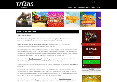 
                            2. Ihre Titan Casino Anmelden - Anmeldung und Genießen!