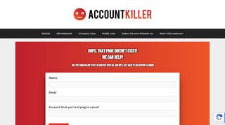 
                            4. Ihre Twickerz Account loeschen | accountkiller.com