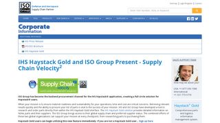 
                            13. IHS Haystack Gold and ISO Group Present - Supply Chain Velocity2