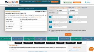 
                            8. IIFL Home Loan Interest Rate @ lowest rate | IIFL Home ... - MyLoanCare