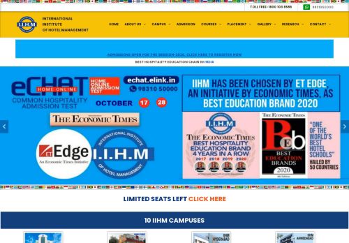 
                            1. IIHM - Best Hotel Management College in India | Top Hotel School