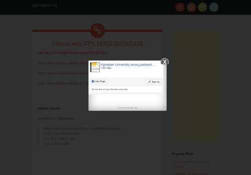 
                            7. iilinois.edu VPN HUGE DATABASE ~ pghelper.org