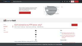 
                            7. iis 7 - Can't connect to my FTP server, why? - Server Fault