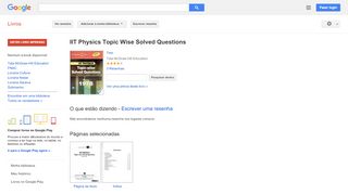 
                            5. IIT Physics Topic Wise Solved Questions