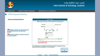 
                            8. IITG E-Payment Gateway - Automation - IIT Guwahati