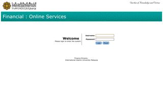 
                            5. IIUM : Financial Online Services