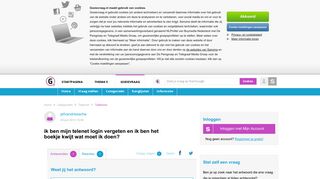 
                            6. ik ben mijn telenet login vergeten en ik ben het boekje kwijt wat ...