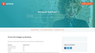 
                            4. Ik kan niet inloggen op Speakap. – Speakap Support