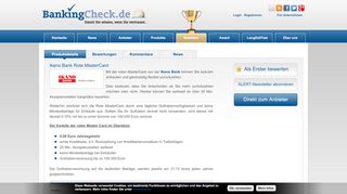 
                            12. Ikano Bank Rote MasterCard | BankingCheck.de