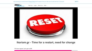 
                            13. Ikariam.gr - Time for a restart, need for change - Avaaz