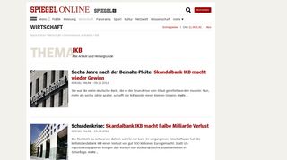 
                            6. IKB - SPIEGEL ONLINE