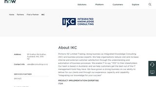 
                            11. IKC | Servicenow Partner
