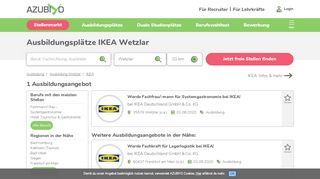 
                            6. IKEA Ausbildung Wetzlar | AZUBIYO