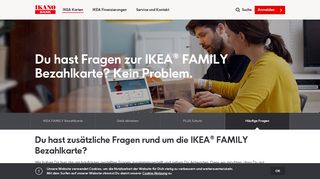 
                            9. IKEA FAMILY Bezahlkarte - Häufige Fragen | Ikano Bank