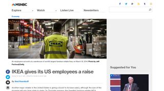 
                            13. IKEA gives its US employees a raise | MSNBC