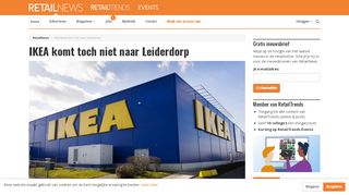 
                            13. IKEA komt toch niet naar Leiderdorp - RetailNews.nl