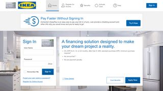 
                            10. IKEA Projekt credit card - Manage your account - Comenity
