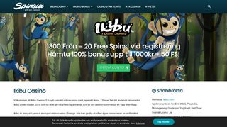 
                            9. Ikibu casino | 100% bonus upp till 1000kr + 50 FS för nya kunder ...