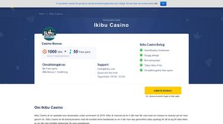 
                            11. Ikibu Casino Bonus - Få 2000 kr + 5000 Frön (50 free spins ...