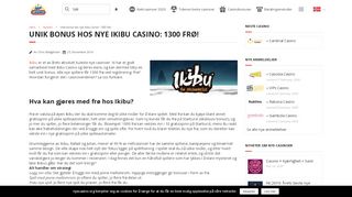 
                            12. Ikibu Casino - få eksklusiv bonus på 1500 frø! - Nye Casino