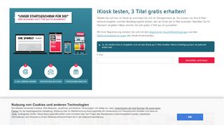 
                            6. iKiosk testen, 3 Titel gratis erhalten! - Digitale Zeitungen, Zeitschriften ...